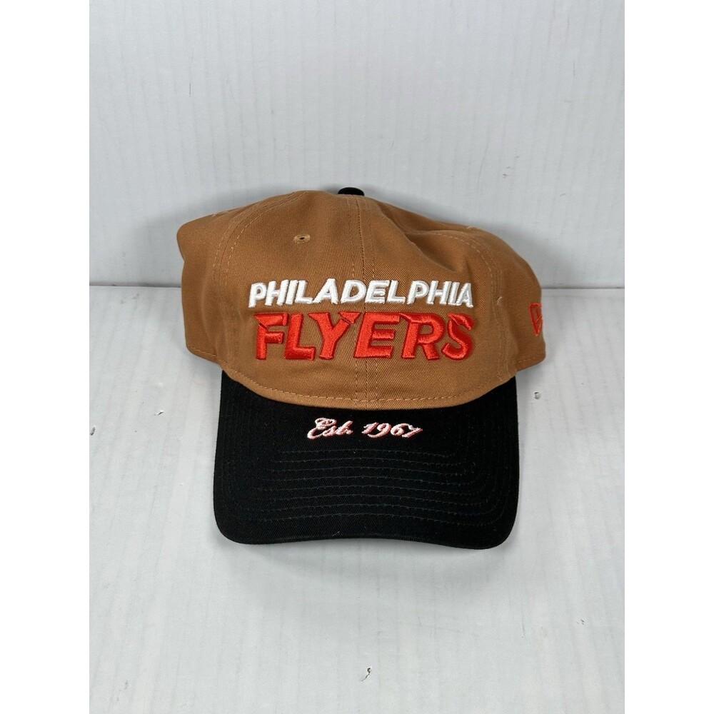 New Era Philadelphia Flyers Bronze 9TWENTY Adjustable Strapback Hat Cap NHL